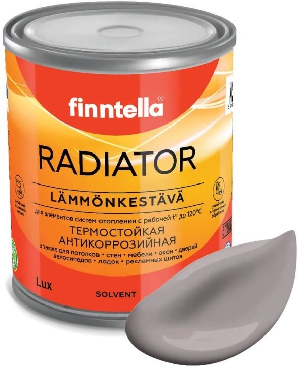 

Краска Finntella Radiator Violetti Usva F-19-1-3-FL106 2.7 л (серо-лиловый)