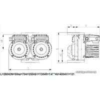 Циркуляционный насос IMP Pumps GHNDbasic II 50-70F