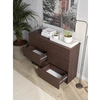Комод Горизонт Нео 1050 6 ящиков (венге)