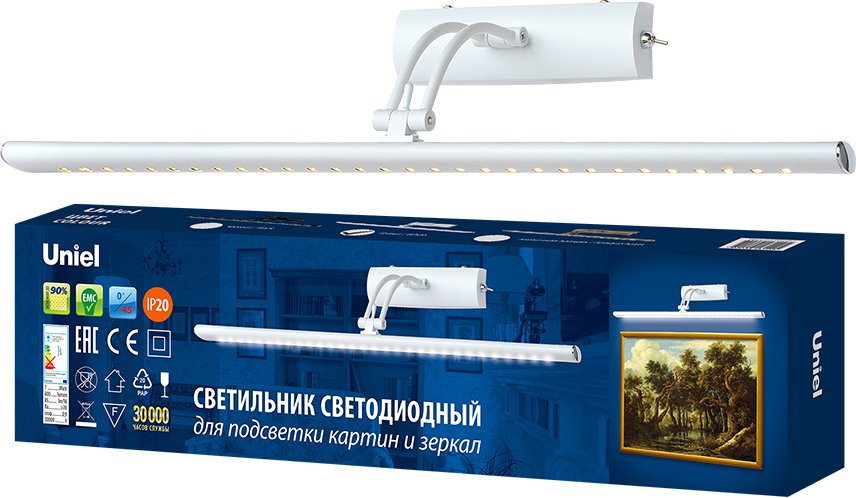 

Подсветка для картин Uniel ULT-F34-7W/4000K IP20 White UL-00006902