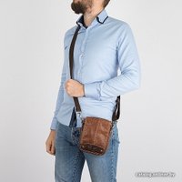 Сумка через плечо Poshete 253-1272-8-BRW (коричневый)