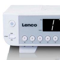 Настольные часы Lenco KCR-11WH