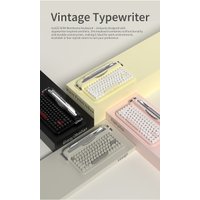 Клавиатура Ajazz AF84 (белый/желтый)