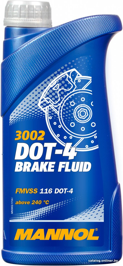 Тормозная жидкость Mannol Brake Fluid DOT-4 3002 455г