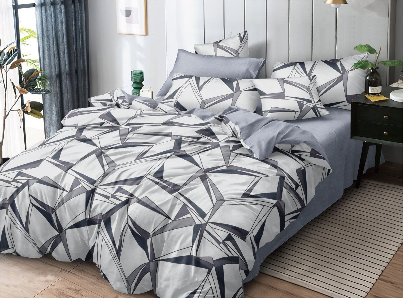 

Постельное белье Luxor № F 77018 A/B N Семейный (поплин)