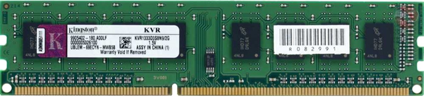 

Оперативная память Kingston 4GB DDR3 PC3-12800 (KVR16N11S8/4BK)