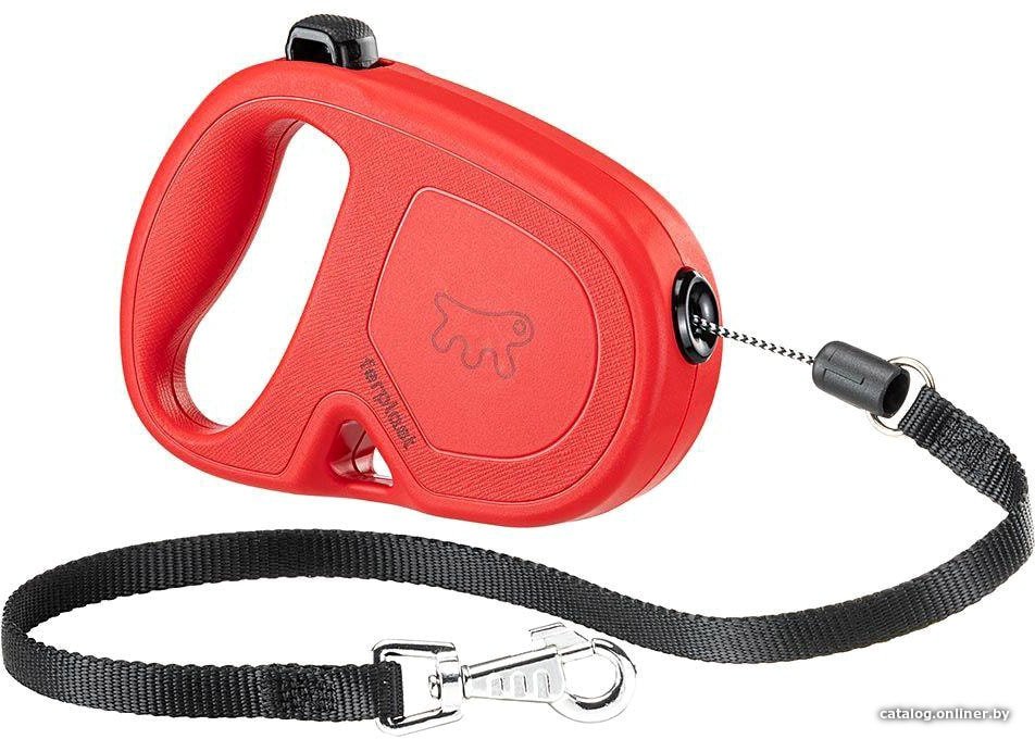 Поводок-рулетка Ferplast Flippy One Cord S 75092022 (красный)