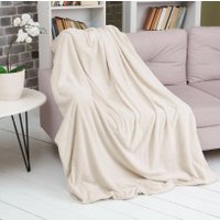 Плед Casa Conforte Nonna Inspiration 200x220 6154601 (молочный)