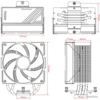 Кулер для процессора ID-Cooling Frozn A410 ARGB White