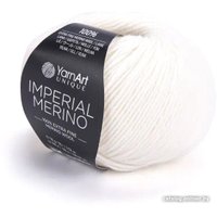 Пряжа для вязания Yarnart Imperial Merino 3302 50 г 100 м (белый)