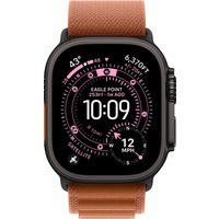 Умные часы Apple Watch Ultra 3 LTE 49 мм (титановый корпус, черный/терракота, текстильный ремешок размера S)