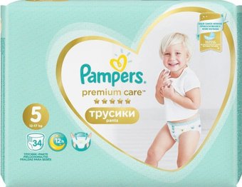 Трусики-подгузники Pampers Premium Care Pants 5 (34 шт)