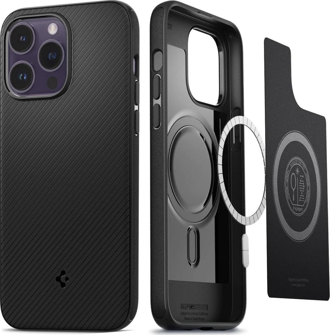 

Чехол для телефона Spigen Mag Armor (MagFit) для iPhone 14 Pro Max ACS04844 (черный)
