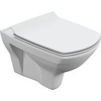 Унитаз подвесной Cersanit Carina New Clean On с инсталляцией Leon S-IN-BLACK-Cg-w в Витебске