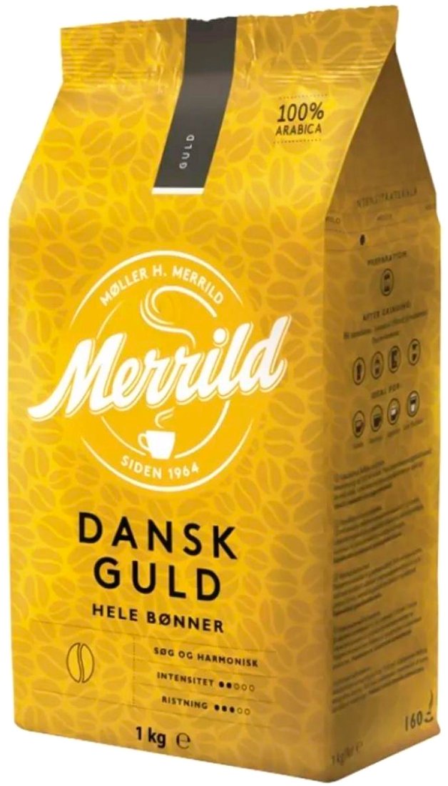 

Кофе Merrild Danks Guld зерновой 1кг