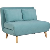 Диван DiArt Элли 1000 (велюр Selfie aquamarine/ножки светлые)