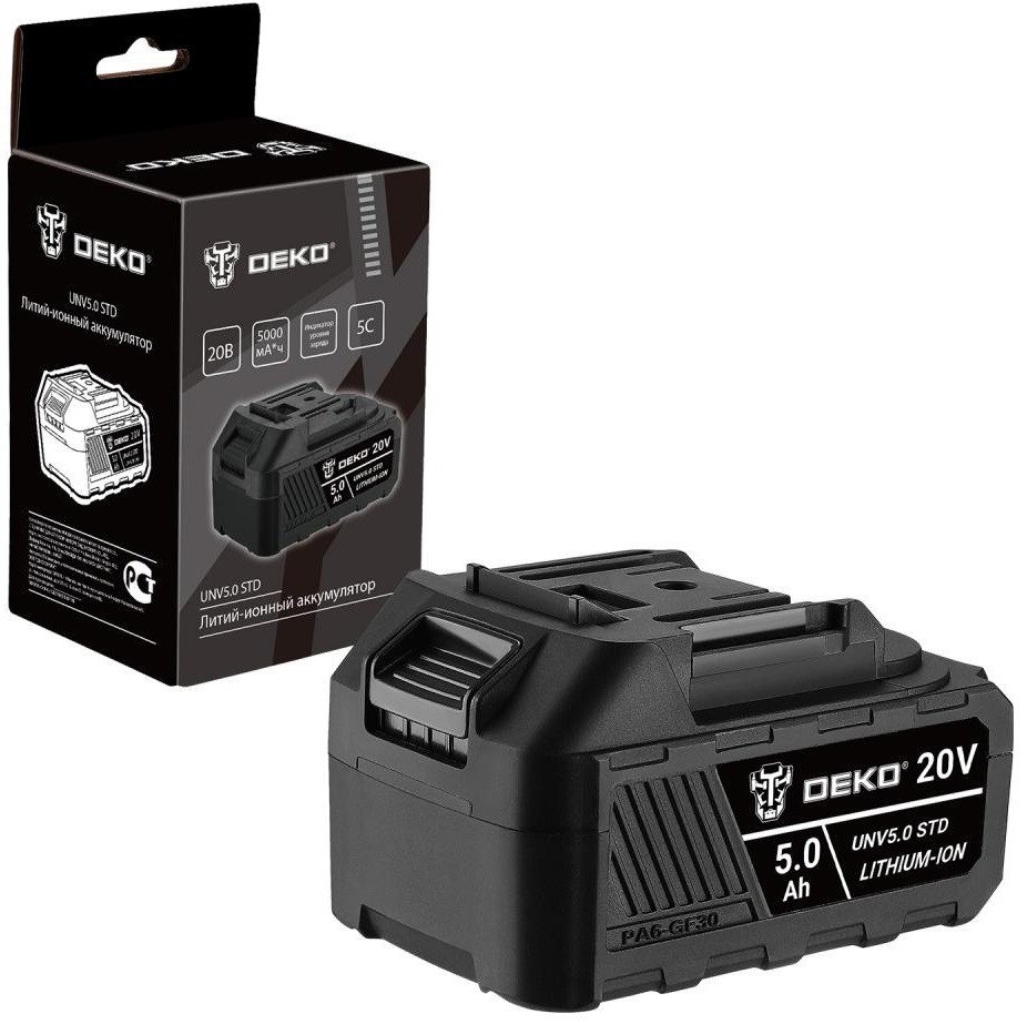 Аккумулятор Deko UNV5.0 STD 063-4495 (20В/5 Ач)