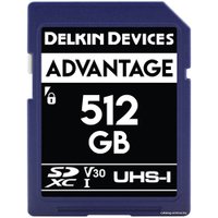 Карта памяти Delkin Devices SDXC Advantage UHS-I 512GB