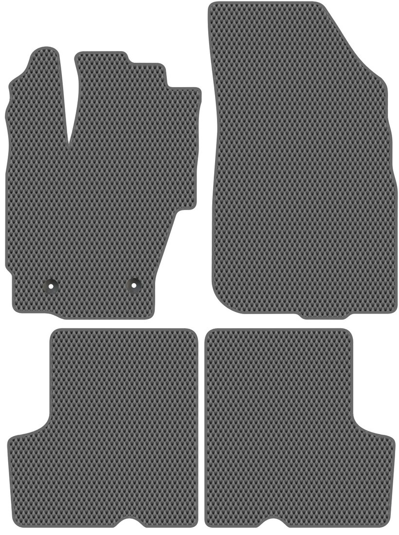 

Комплект ковриков для авто Alicosta Nissan Terrano III (suv / D10) 2014 - Н.В. (серый, ромб)