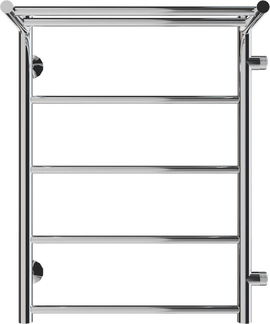 

Полотенцесушитель El-term Лион с полкой П5 500x700 (боковое подключение 500, правый)
