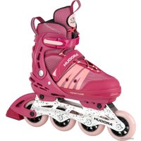 Роликовые коньки Hudora Comfort (р. 35-40, темно-розовый)