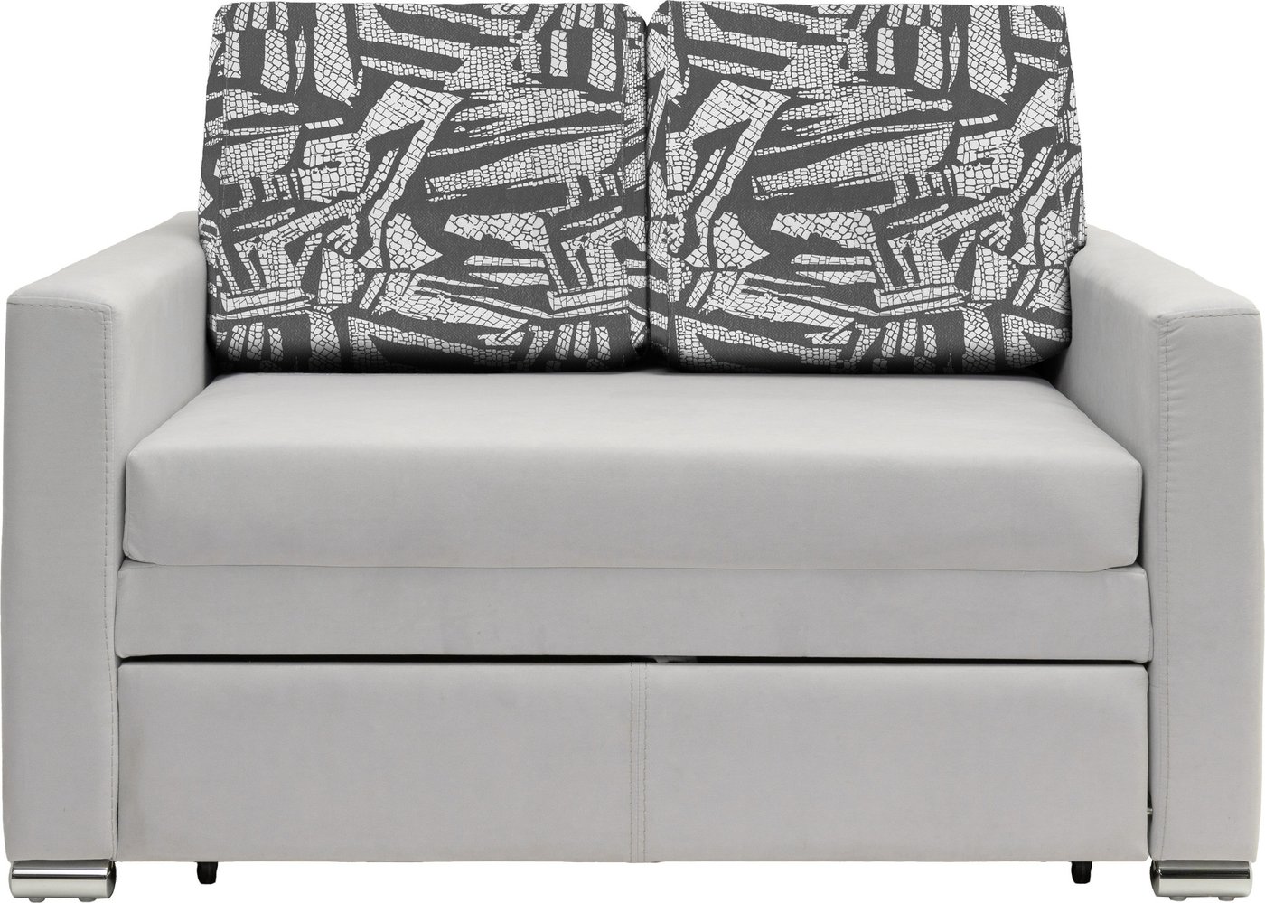 

Диван Krones Афродита 195x120 (велюр светло-серый/рисунок темно-серый)