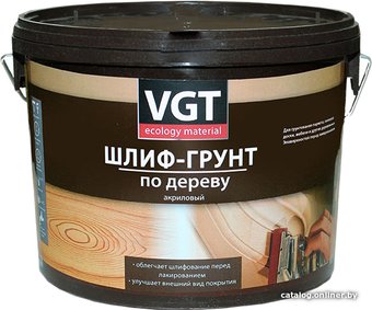 Полимерная грунтовка VGT ВД-АК-0301 шлиф-грунт по дереву (0.9 кг)