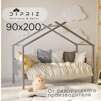 Кровать-тахта Диприз Juletta 90x200 Д.80039.2 (серый) в Бресте