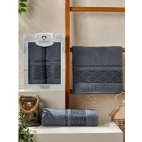 Набор полотенец Two Dolphins Laguna 11822 (2 шт, в коробке, серый)