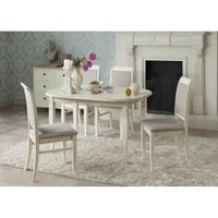 Кухонный стол Виста Лион-ПМ 70x110/160 (слоновая кость/слоновая кость)