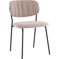 Стул Stool Group Кэрол без подлокотников FDC9003 DC2635-4A grey (букле серый/черные ножки)