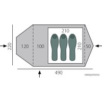 Треккинговая палатка BTrace Voyager
