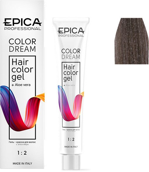 

Гель-краска Epica Professional Colordream 8.18 светло-русый пепельно-жемчужный (100 мл)
