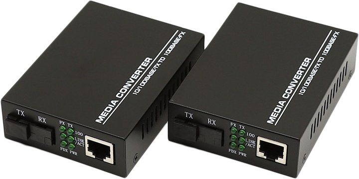 

Конвертер USBTOP 1xRJ45 10/100MB - 1xSC до 20км одномодовый одноволоконный, комплект