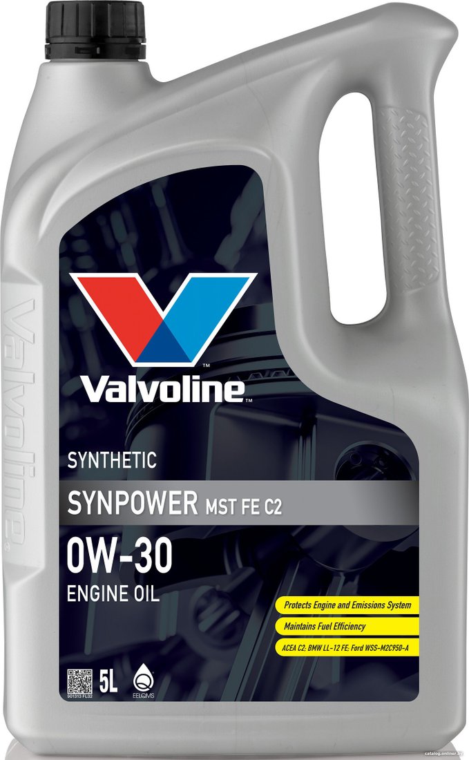 Моторное масло Valvoline SynPower MST FE C2 0W-30 5л