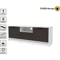 Тумба Интерлиния ТВ Концепт Тренд КТ-ТВ3-50 (белый платинум/дуб английский)