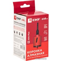 Коронка EKF Expert DCH-68 Laser M16