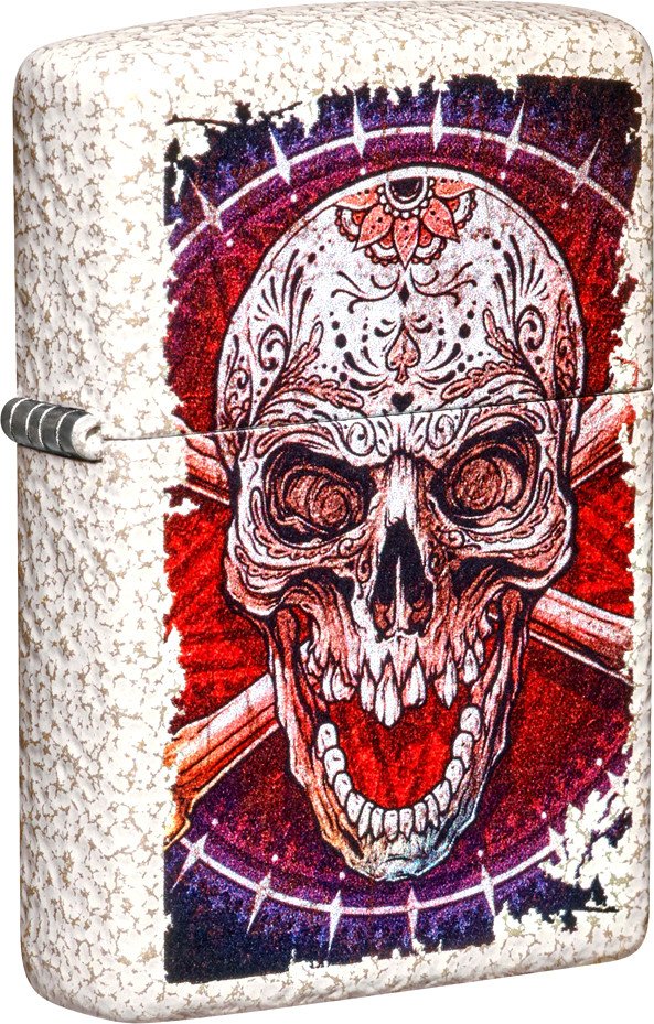 

Зажигалка Zippo Skull Design Mercury Glass 49410