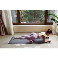 Набор для йоги Sundays Fitness Валик IR97435B + Коврик IR97506 (зеленый, серый)