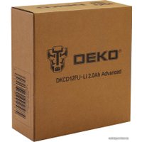 Дрель-шуруповерт Deko DKCD12FU-Li Advanced 063-4131 (с 1-им АКБ)