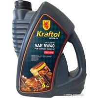 Моторное масло Kraftol API SL/SM/CF SAE 5W-40 4л в Бресте