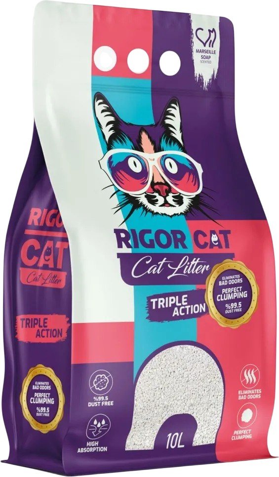 

Наполнитель для туалета Rigor Cat Марсельское мыло (10л)