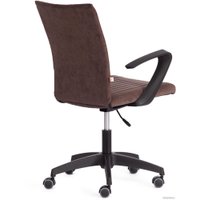 Офисное кресло TetChair Spark флок (коричневый)