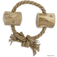 Игрушка для собак Coffee Wood Веревочное кольцо с бочонками RING/CW-M