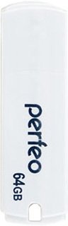 USB Flash Perfeo C05 64GB (белый) [PF-C05W064]
