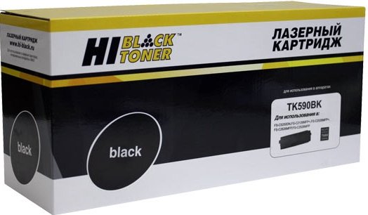 

Картридж Hi-Black HB-TK-590BK (аналог Kyocera TK-590K)
