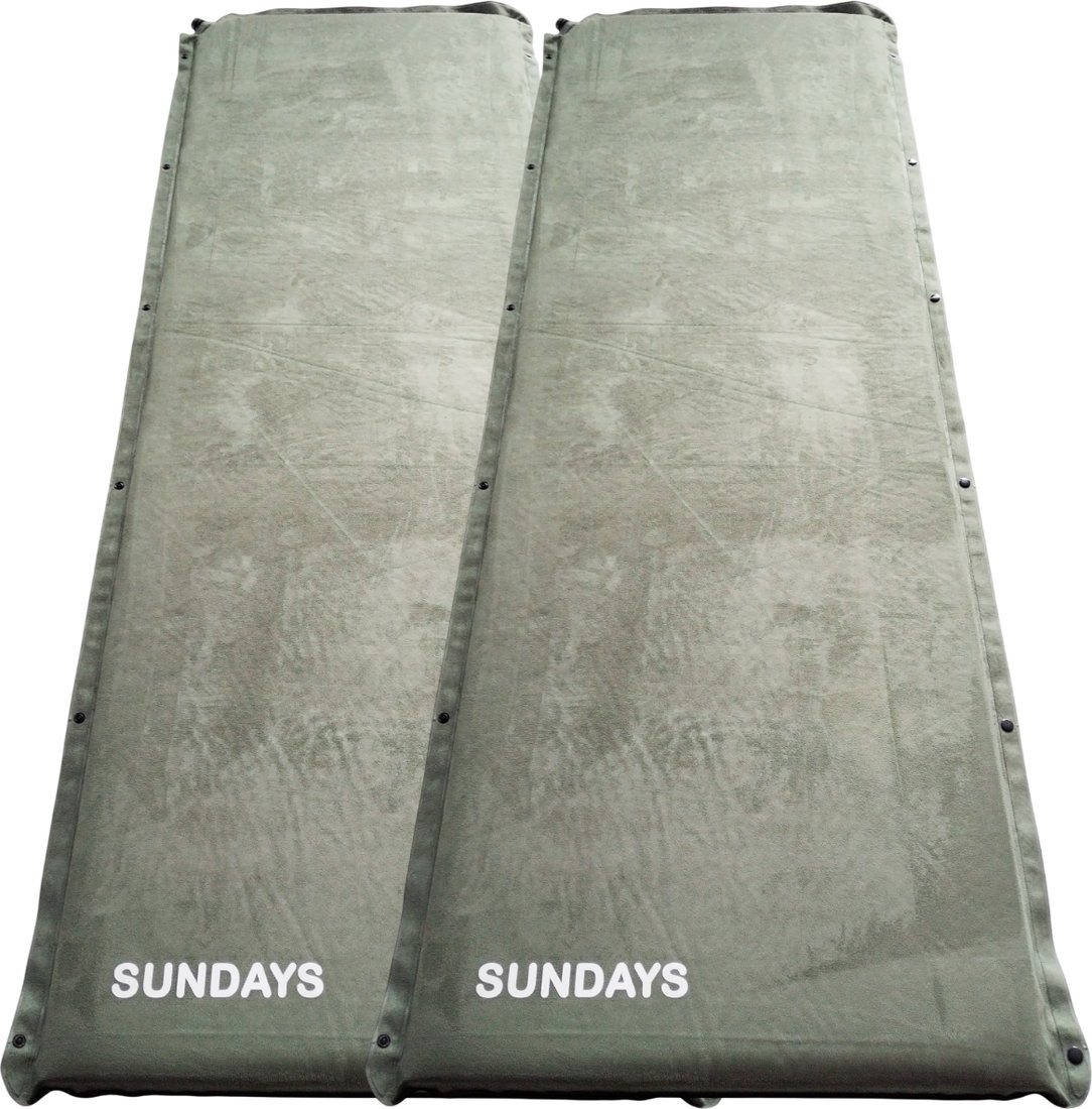 

Самонадувающийся коврик Sundays ZC-SIM006 (5см, 2шт, серый)