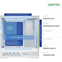 Корпус XASTRA Q700 0F-UC (белый)