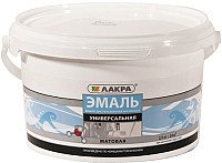 

Эмаль Лакра Акриловая универсальная 2.5 кг (белый матовый)