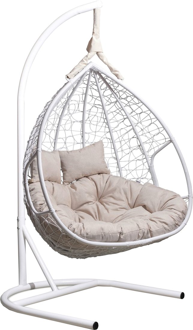 

Подвесное кресло Laura Outdoor Fisht (белый/бежевый)